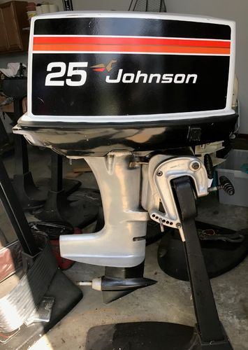 25HP Johnson on H Quicksilver Tower, SOLD
