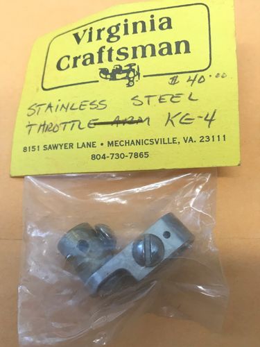 Bowden Throttle Wire Clamp Stainless Arm