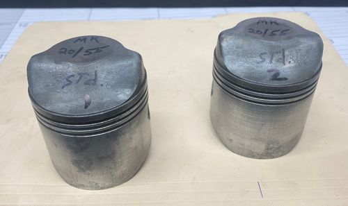 Pair of Used Mercury Standard bore 20/40/60 pistons, 726-1611